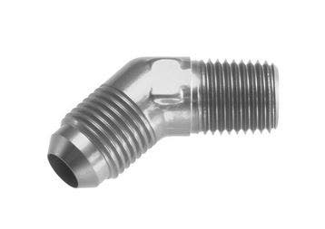Red Horse Performance 823-08-06-5 45 Degree Male Adapter To -06 (3/8") Npt Red