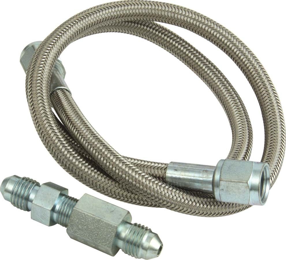 Quickcar Racing Products 61-71012 12" Long Steel Braided Gauge Line Kit