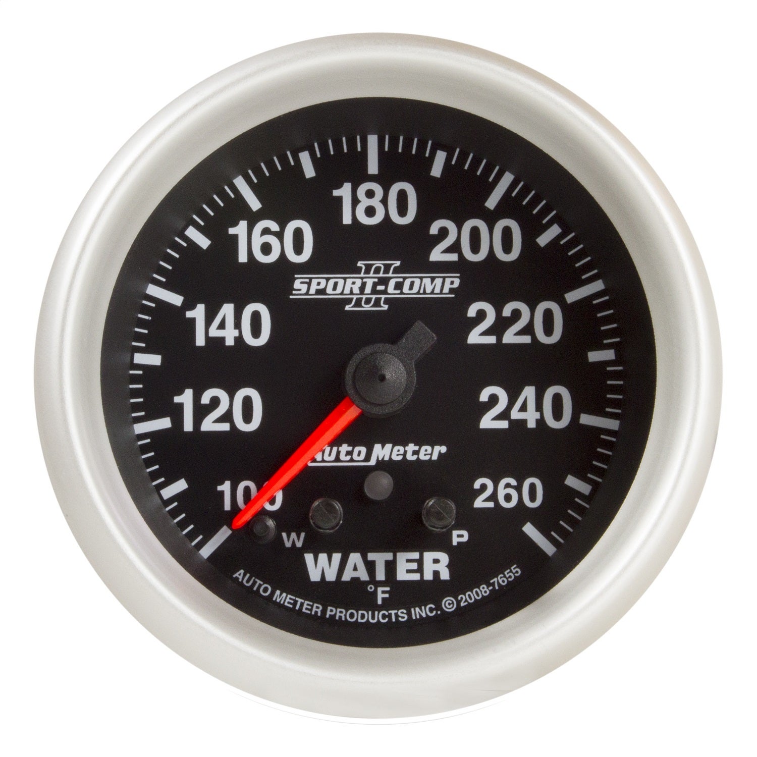 Autometer 7655 Sport-Comp Ii Electric Water Temperature Gauge   Sport-Comp Ii