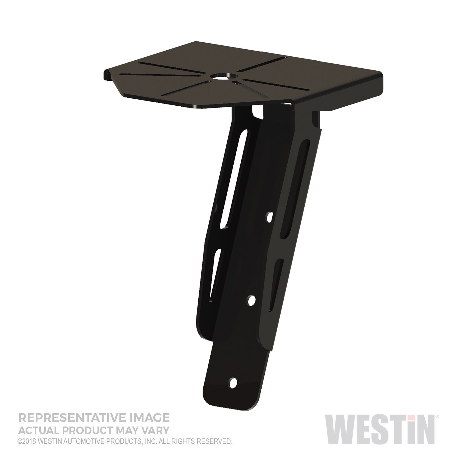 Westin 57-89055 Black Hlr Beacon Light Side Mount Accessory For Hlr Truck Rack