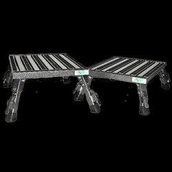 Safety Step A10cg Gray 15" X 19" Large Folding Adjustable Height Step   Step