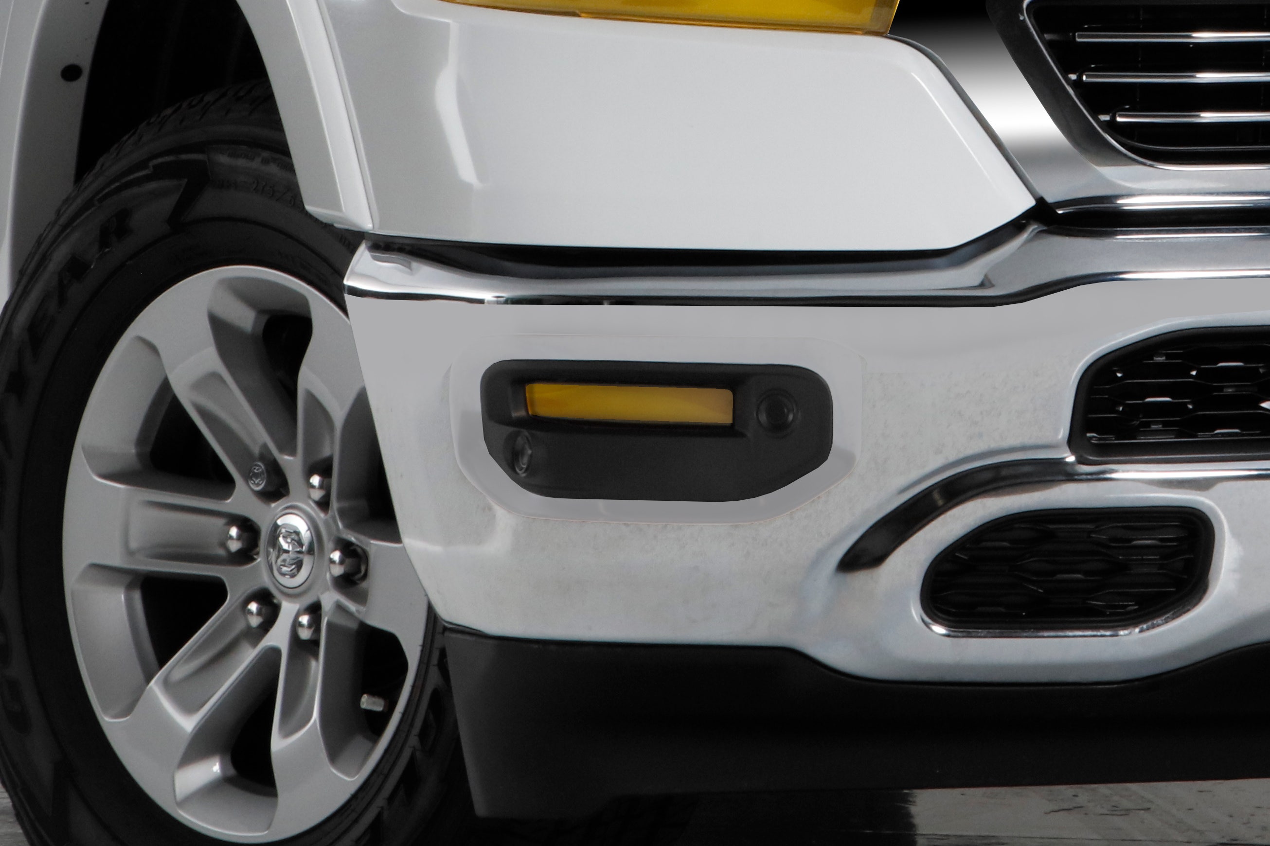 Gt Styling Gt0768fy Transparent Yellow Fog Light Covers Fits 2019-2021 Ram 1500