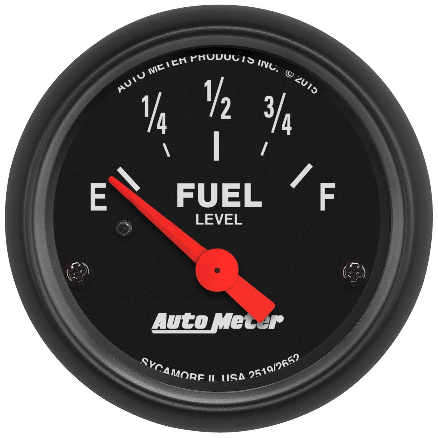 Autometer 2652 Z-Series Electric Fuel Level Gauge   Z-Series Electric Fuel Level