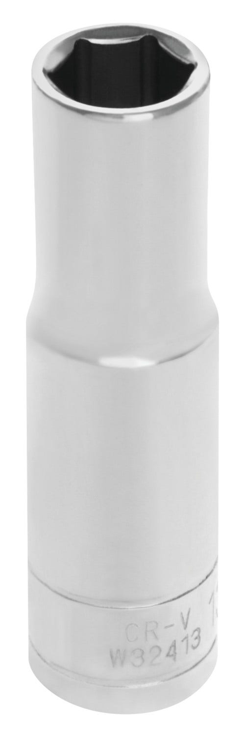 Performance Tool W32413 6-Point Socket, 1/2" Drive, 13Mm   6-Point Socket, 1/2