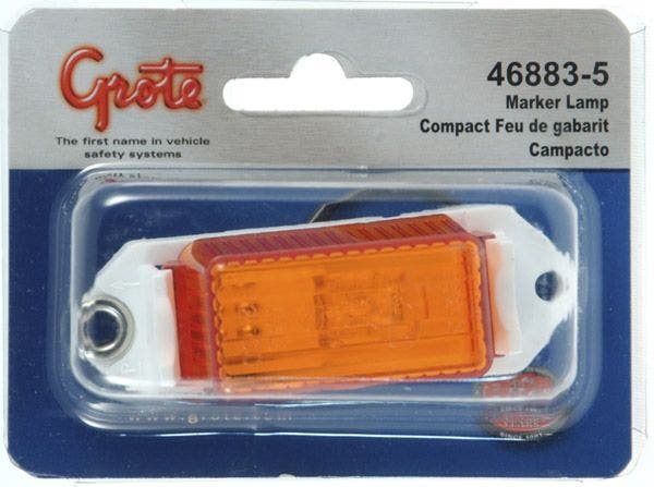 Grote 46883-5 Economy Clearance Marker Light   Side Marker Light  Housing Color