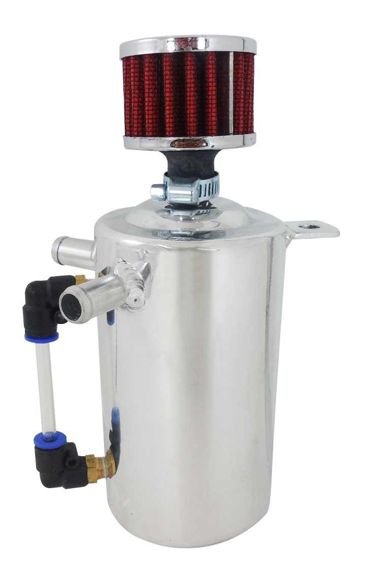 Racing Power R2505 Fabricated Alum Oil Catch Tank Breather (1.0Pint/17Oz) Racing