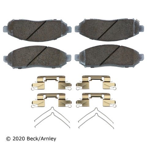 Beck/Arnley Disc Brake Pad Set P/N:085-6726  Disc Brake Pad Set P/N: