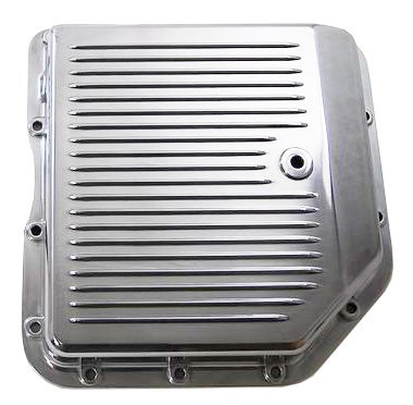 Racing Power Company R8491 Polished Aluminum Transmission Pan   Polished