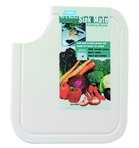 Camco Sink Mate Cutting Board - Designed For Rv, Camper, And Trailer Kitchen