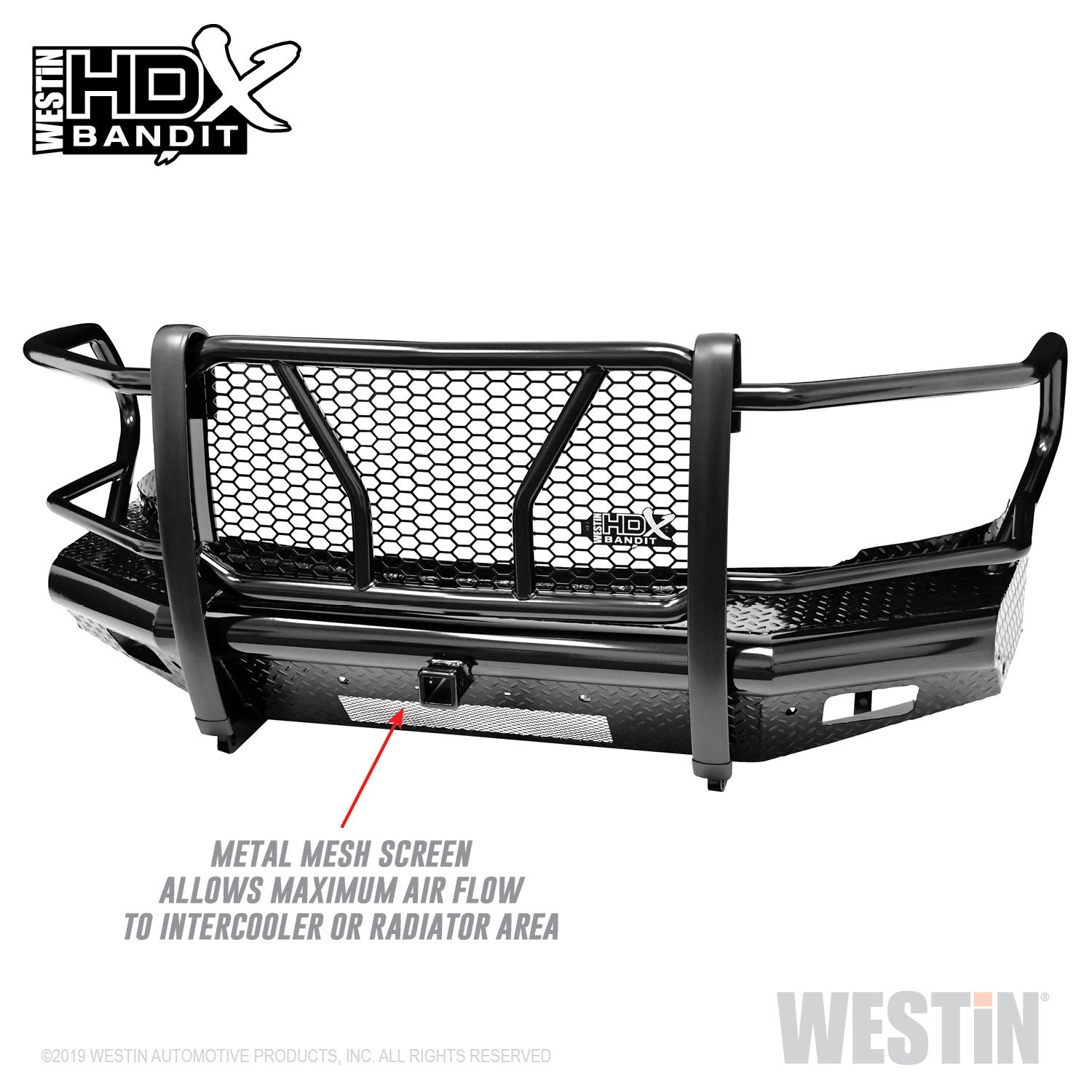 Westin Textured Black Hdx Bandit Bumper 2500/3500 2010-2019 (Old Body Style)