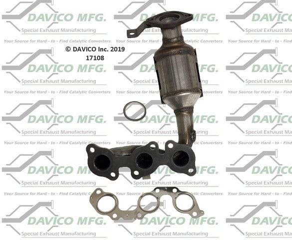 Davico Mfg Catalytic Converter P/N:17108  Catalytic Converter P/N: