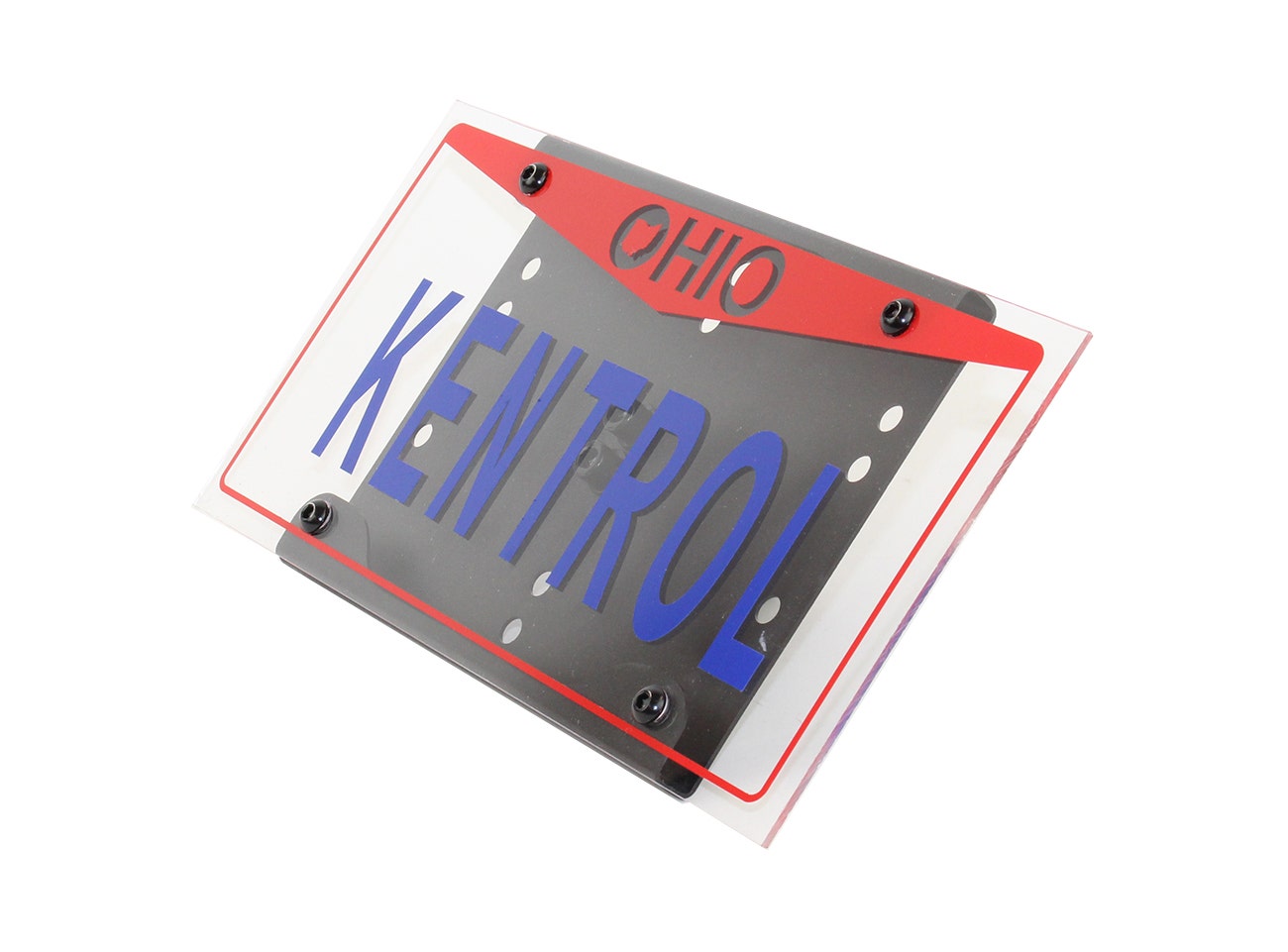 Kentrol Shackle Mounted License Plate Bracket 80706 , Black  Shackle Mounted