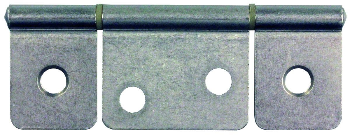 Jr Products 70635 Non-Mortise Hinge - Satin Nickel   Door Hinge; Type -