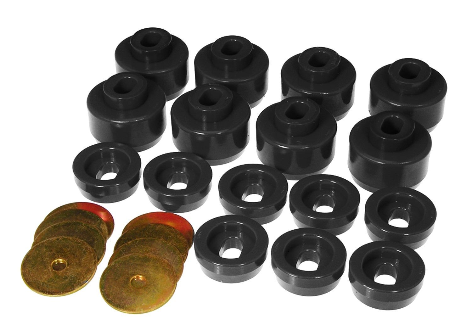 Prothane 7-141-Bl Body And Cab Mount Bushing Kit   Body And Cab Mount Bushing