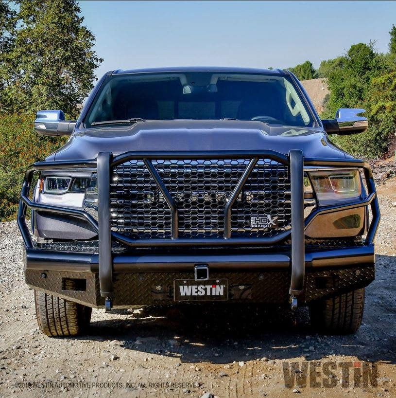 Westin 58-31195 Black Hdx Bandit Front Bumper/Grille Guard Fits 2019-2021 Ram