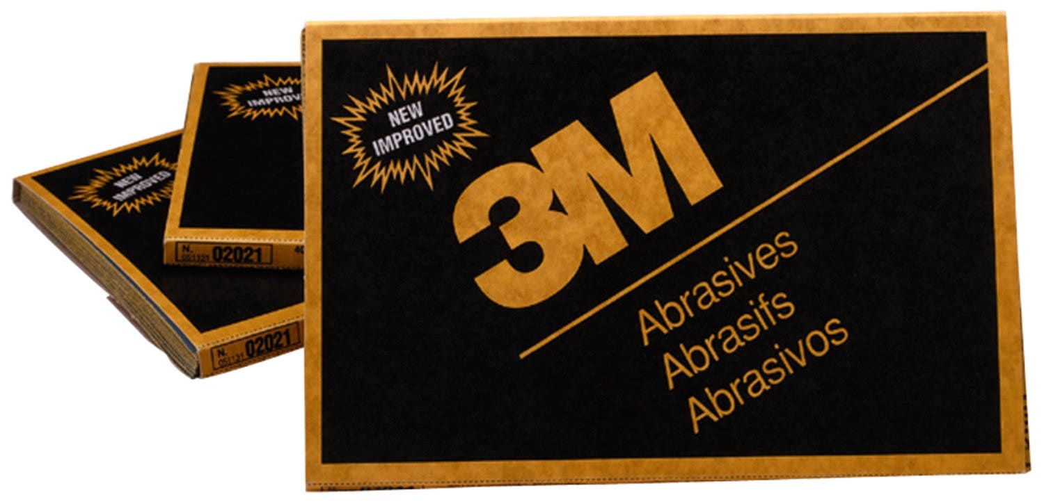 3M Wetordry Abrasive Sheet 401Q, 02023, 1500, 5 1/2 In X 9 In, 50 Sheets Per