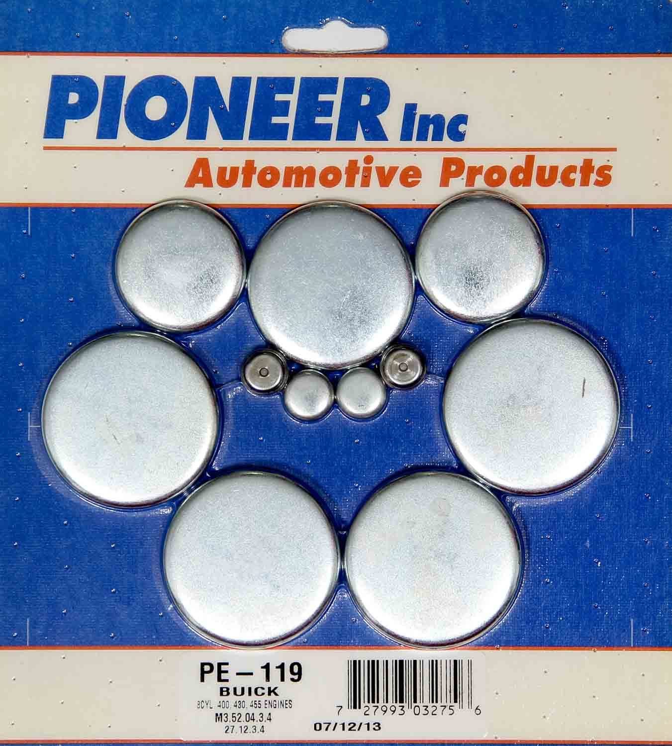 Pioneer Pe119 Freeze Plug Kit  Pe119 Freeze Plug Kit