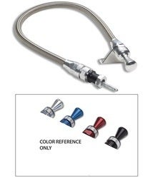 Lokar 1211144 Anchor-Tight Brite Firewall Mount Transmission Dipstick With Lock