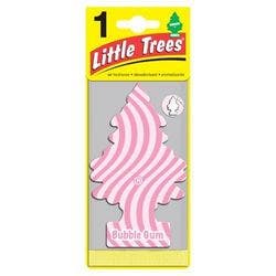 Little Trees Car Air Freshener   Hanging Paper Tree For Home Or Car   Bubble Gum