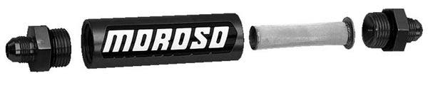 Moroso 65234 Fuel Filter,Inline,-10An   Fuel Filter  Height (In) - 6-1/2 Inch,
