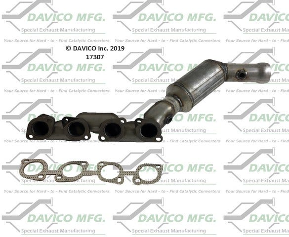 Davico Mfg Catalytic Converter P/N:17307  Catalytic Converter P/N: