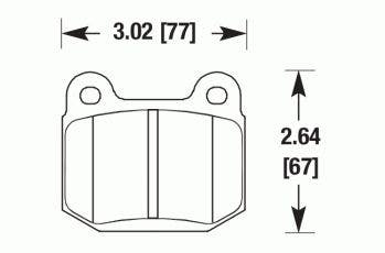 Hawk Performance Hb180b.560 Hps 5.0 Disc Brake Pad  Hb178b.564 Brake Pad High