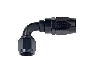 Fragola Performance Systems 109004-Bl #4 X 90 Power Flow Hose End Black