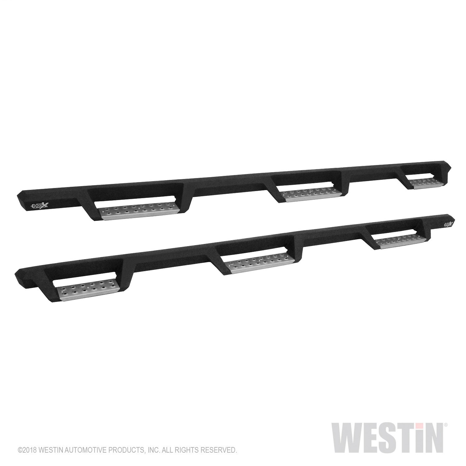 Westin 56-5343252 Textured Black Nerf Step Bar (Hdx Stainless Drop