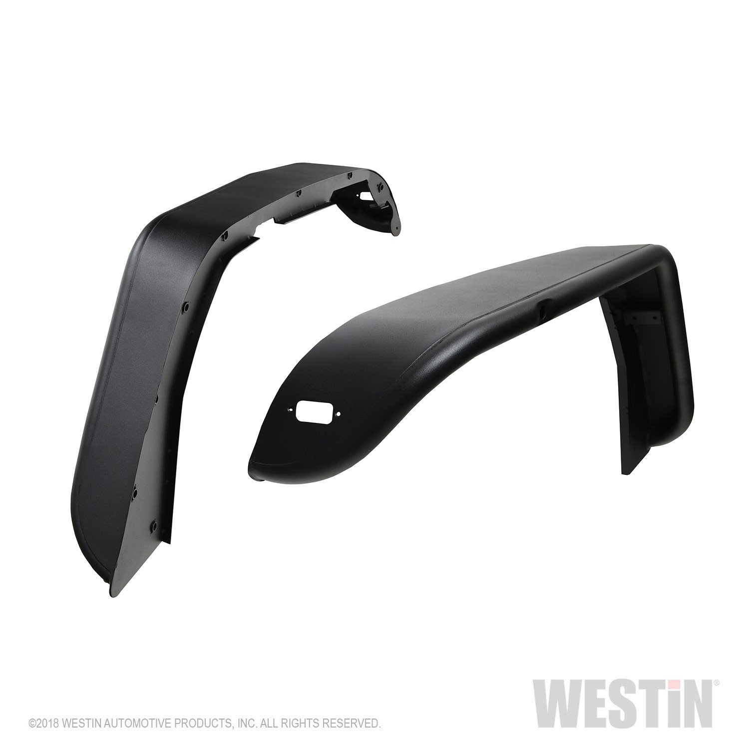 Westin 62-1025 Textured Black Tube Fenders - Front Wrangler Jl 2018-2020;