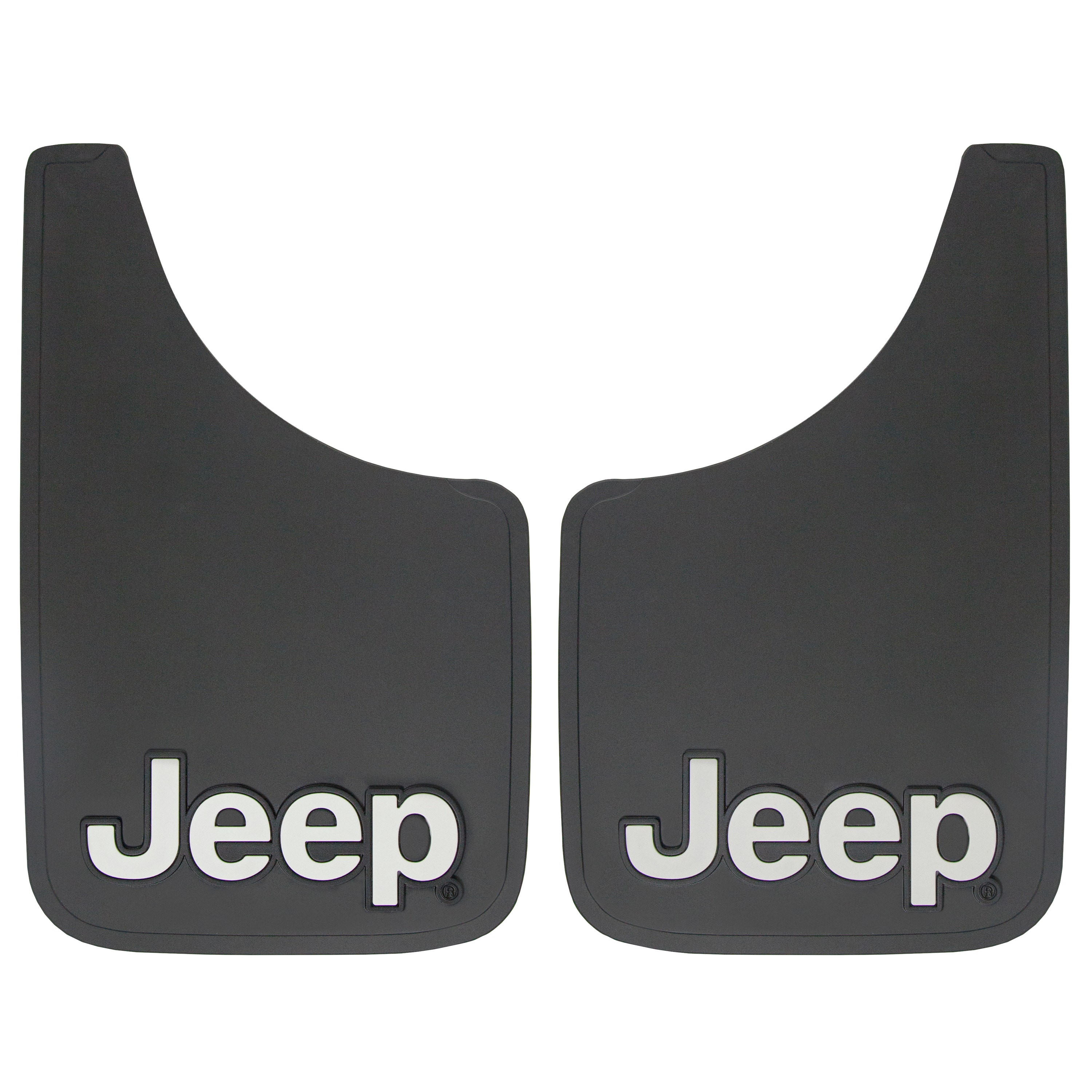 Plasticolor Jeep 9X15 Mud Guards, 9" X 15" Mud Guards (000491R01)  Jeep 9X15 Mud