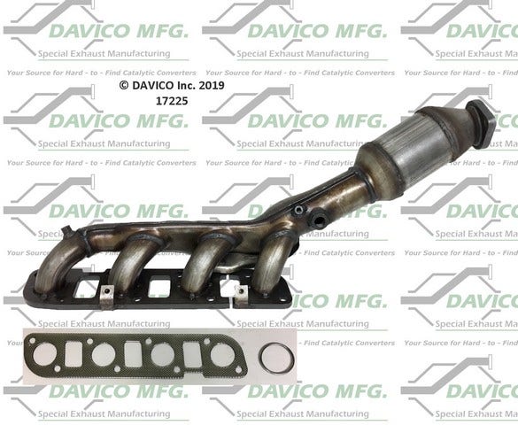 Davico Mfg Catalytic Converter P/N:17225  Catalytic Converter P/N: