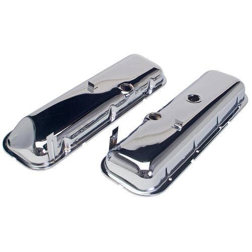 Trans-Dapt 9504 Chrome Valve Covers - Set Of 2 Trans Dapt 9492 Water Pump Pulley