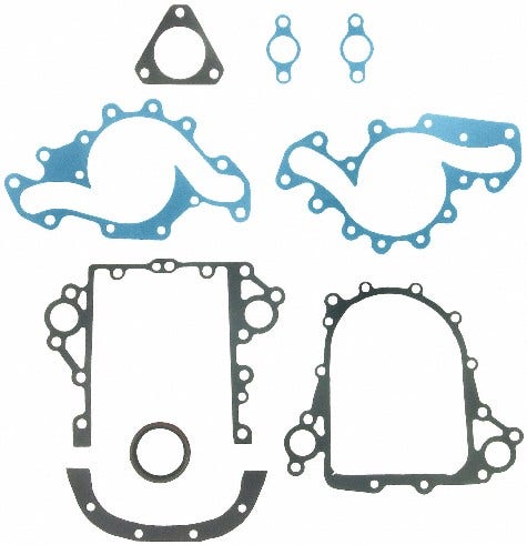 Fel-Pro Engine Timing Cover Gasket Set P/N:Tcs 45554   Timing Cover Gasket Set