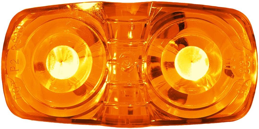 Peterson Mfg V38a Led M/C Pc Rect Dbl Bulls-Eye 4'X2'  Mfg  Led M/C Pc Rect Dbl