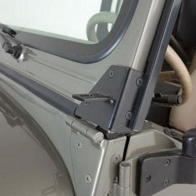 Rampage 7609 Windshield Hinge Light Bracket Fits 76-95 Cj5 Cj7 Wrangler (Yj)
