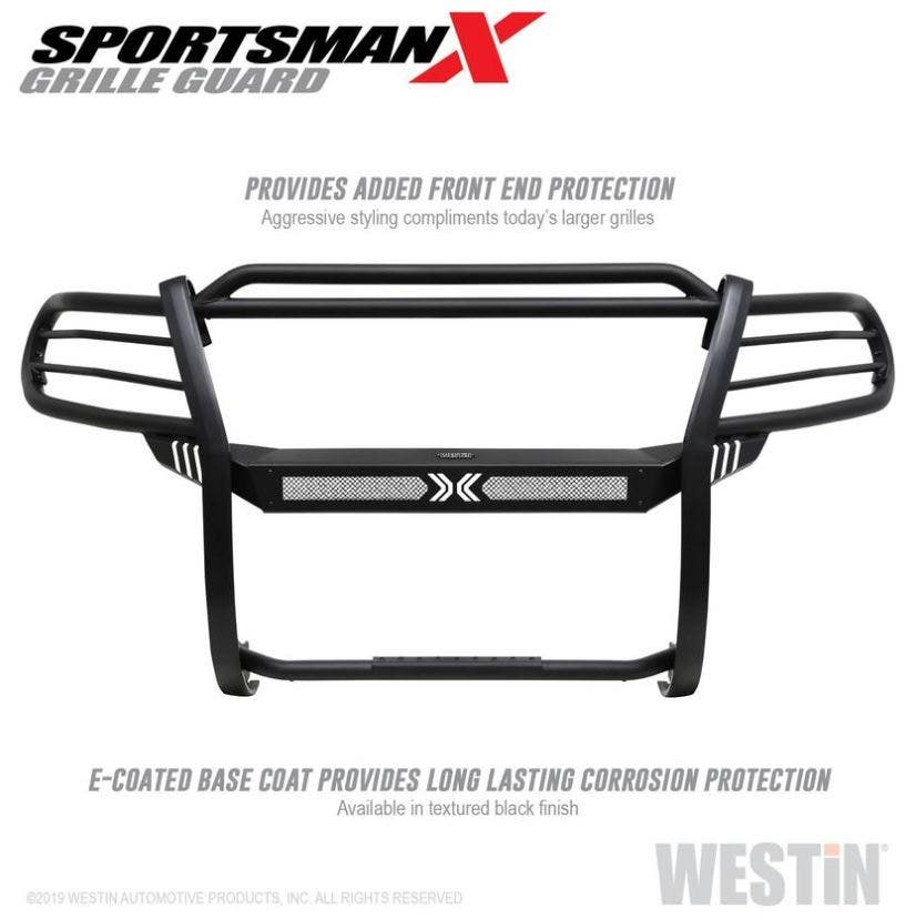 Westin 40-32075 Textured Black Sportsman X Grille Guard Fits 2012-2021 Frontier