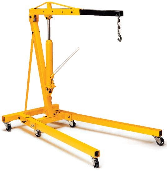Performance Tool W41029 2 Ton Folding Engine Crane   Engine Hoist; Type -