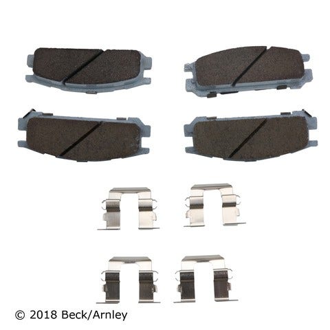 Beck/Arnley Disc Brake Pad Set P/N:085-6378  Disc Brake Pad Set P/N: