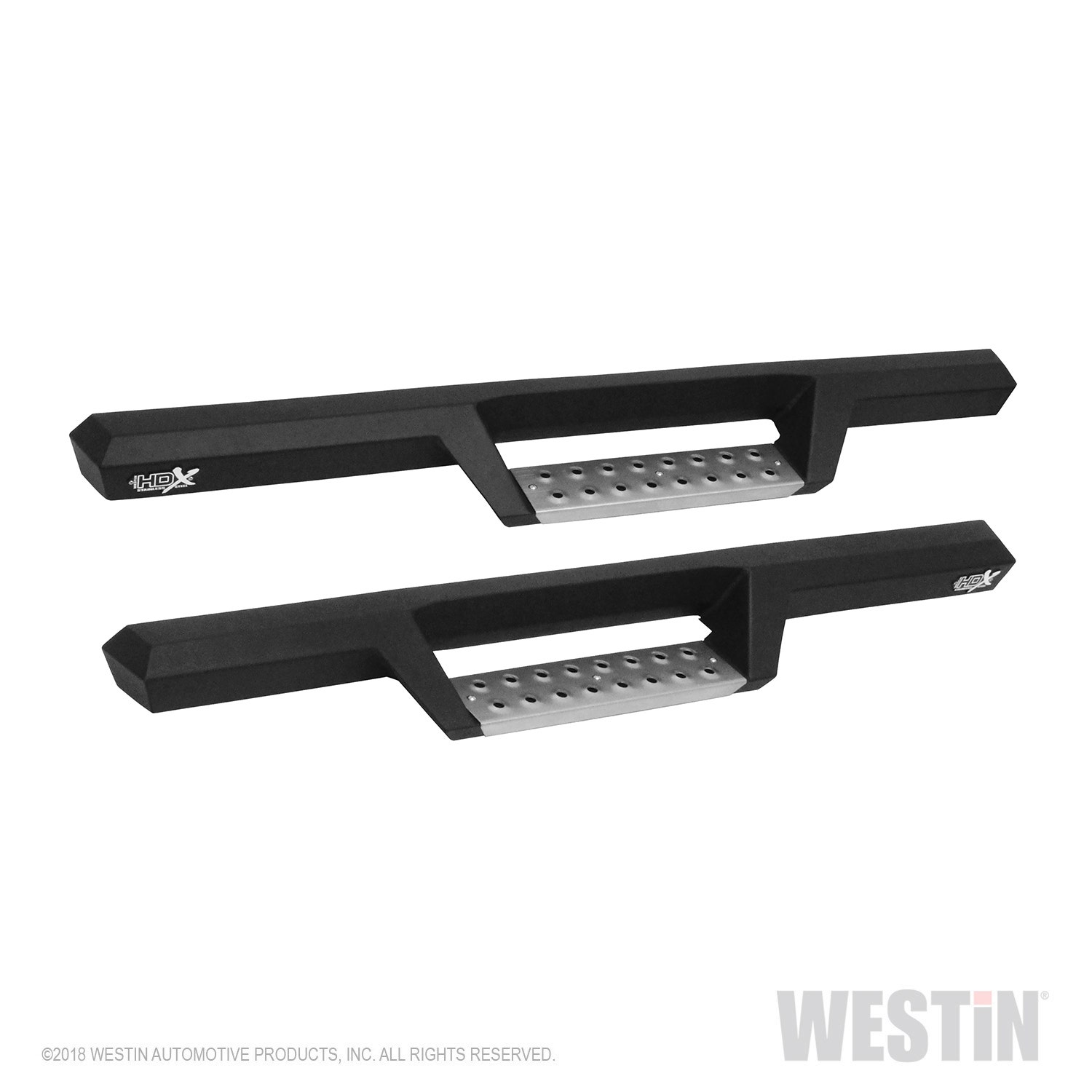 Westin 56-140552 Textured Black Hdx Stainless Drop Nerf Step Bars Wrangler Jl