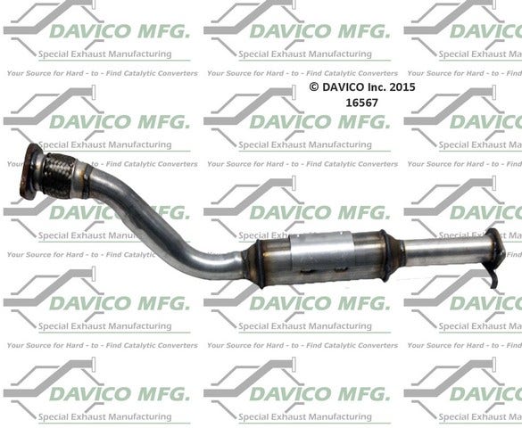 Davico Mfg Catalytic Converter P/N:16567  Catalytic Converter P/N: