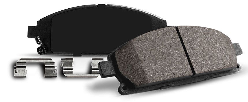 Power Stop 17-1293, Z17 Front Ceramic Brake Pads With Hardware Power Stop , Z17