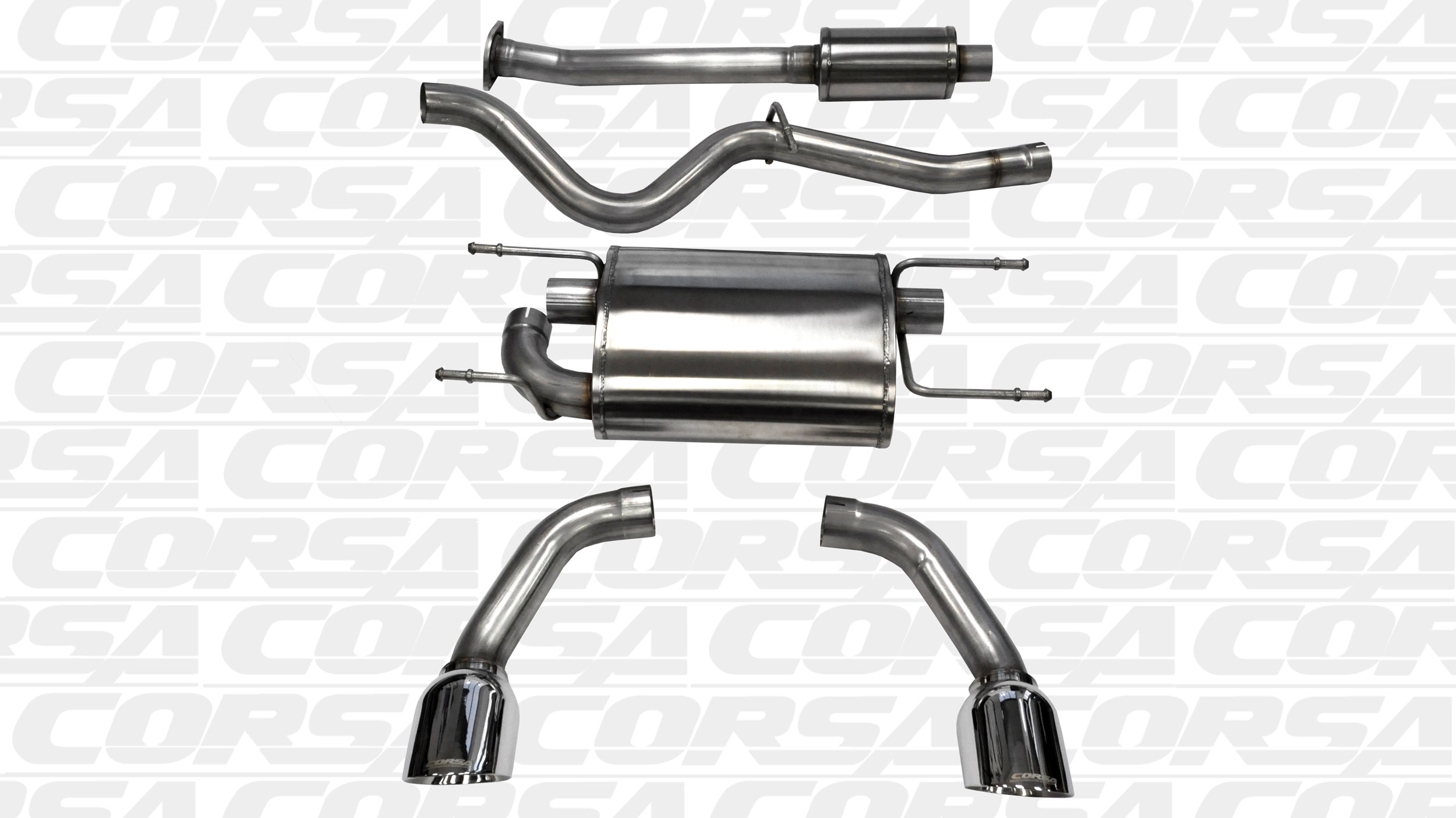 Corsa Performance 14864 Sport Cat-Back Exhaust System Fits 86 Brz Fr-S Gr86