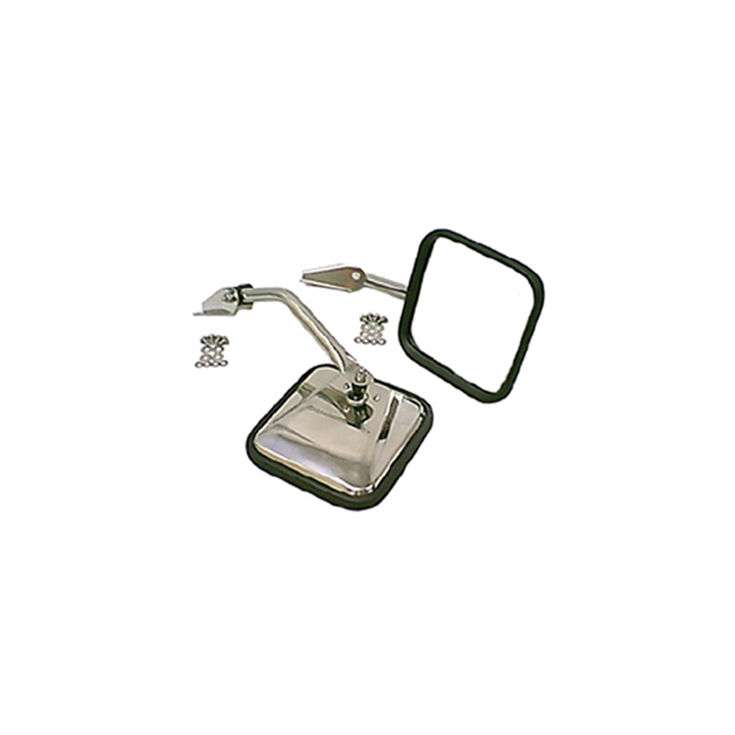 Rugged Ridge 11005.01 Side Mirror Door Kit Fits Cj3 Cj5 Cj6 Cj7 Scrambler Willys