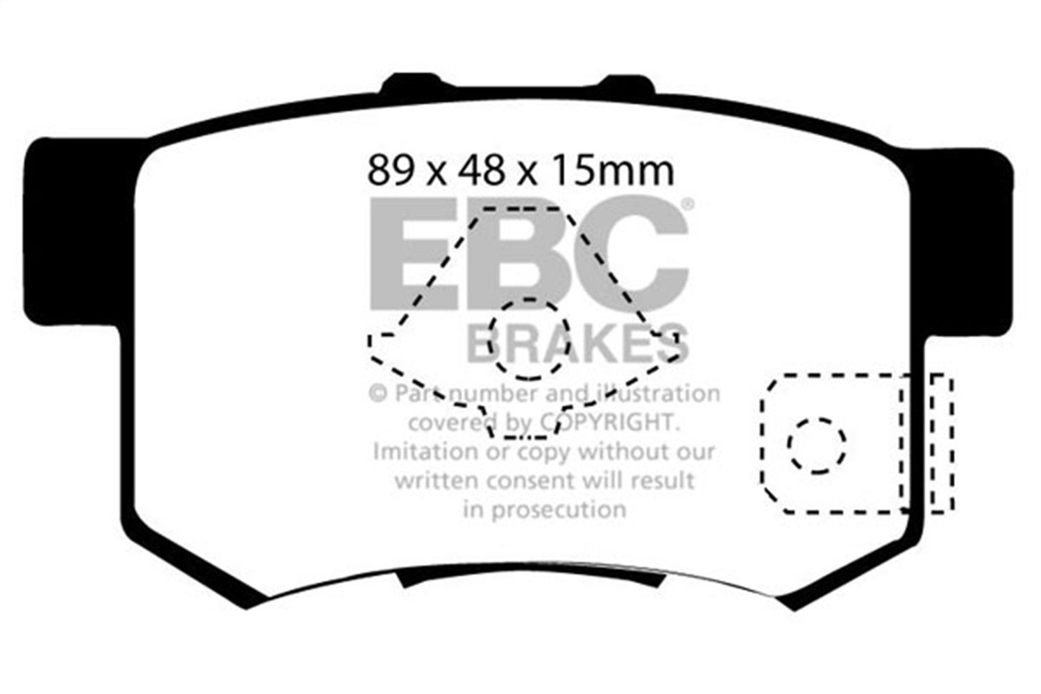 Ebc Brakes Ud1086 Ultimax  Brake Pads   Ultimax  Brake Pads