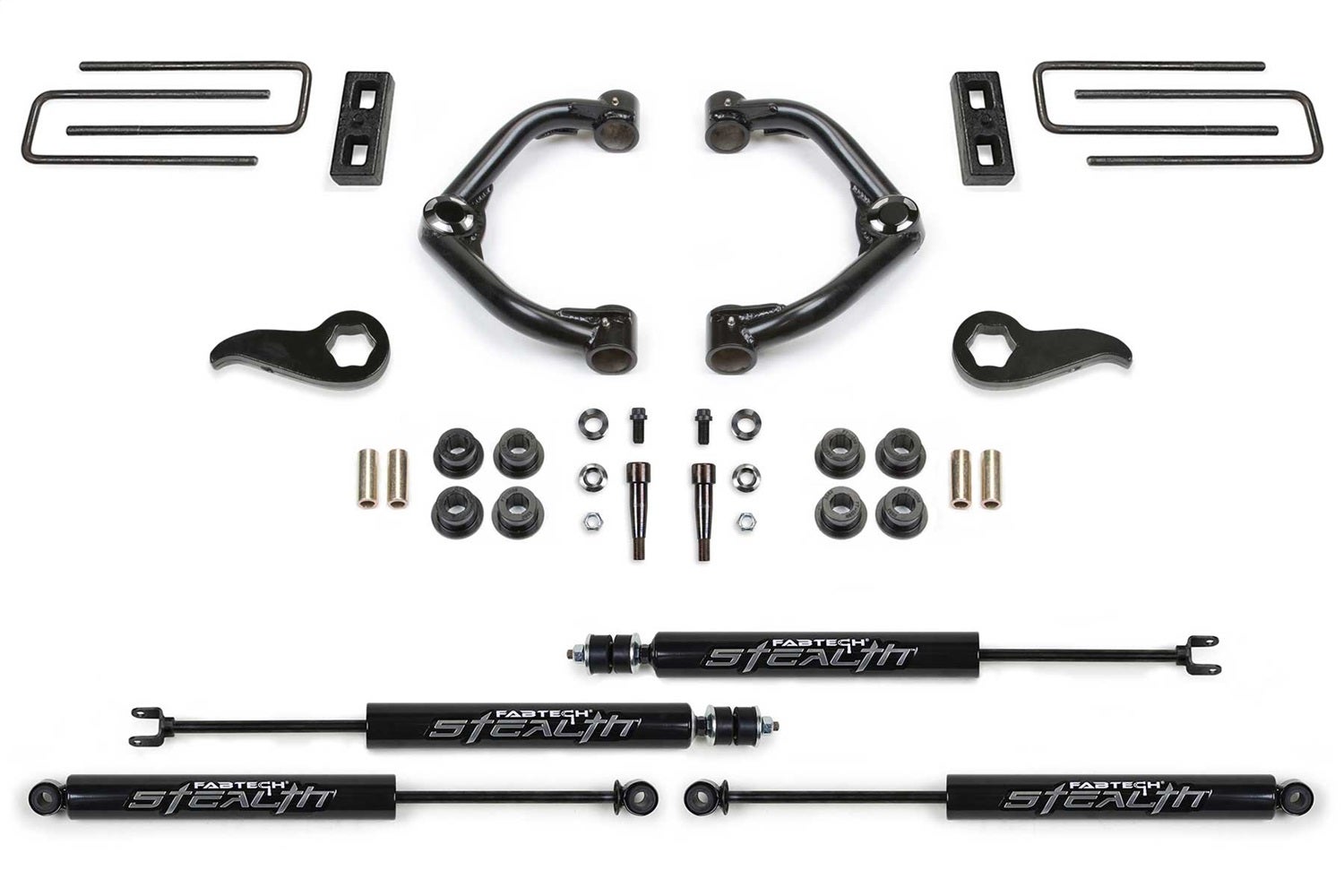 Fabtech K1181m Uniball Uca Lift System W/Shocks   Uniball Uca Lift System
