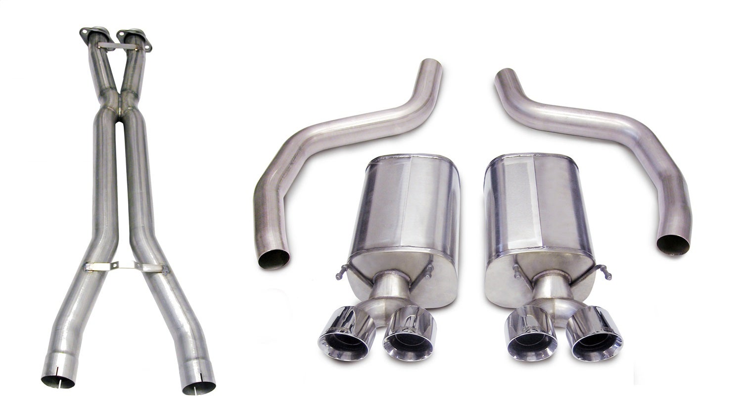 Corsa Performance 14164Cb1 Sport Cat-Back Exhaust System Fits 06-11 Corvette