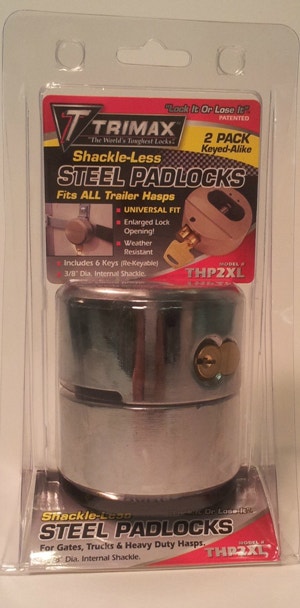 Trimax Thp2xl Keyed Alike Trailer Door Lock, (Pack Of 2)   Trailer Cargo Door