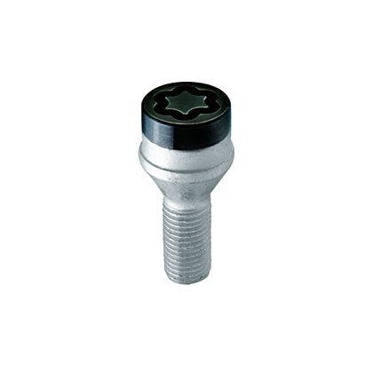 Mcgard 27326 Black Bolt Style Cone Seat Wheel Lock Set, 4 Locks / 1 Key   Wheel