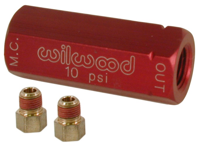 Wilwood 26013784 Brake Kit   Brake Residual Pressure Valve  Pressure Rating - 10