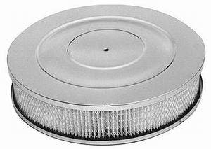 Chrome 14 X 3 Performance Style Air Cleaner Set - Chrome 14 X 3 Performance